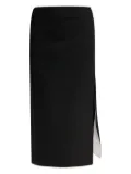 Max Mara side-split midi skirt - Black