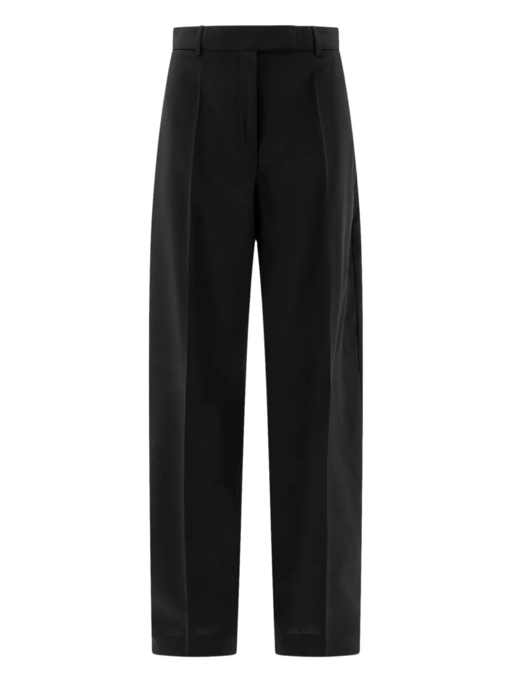 Max Mara pleated wool trousers Zwart