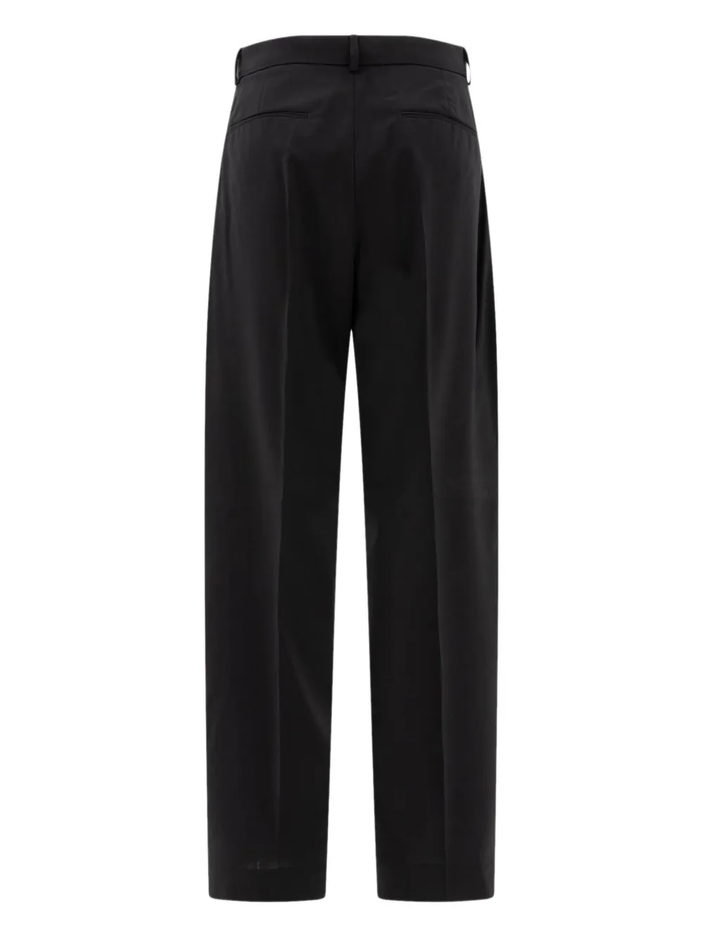 Max Mara pleated wool trousers Zwart