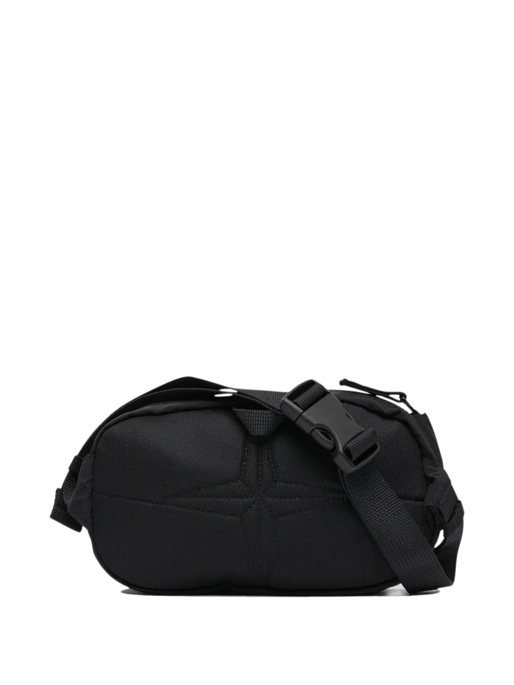 Stone Island Junior zip-fastening belt bag Zwart