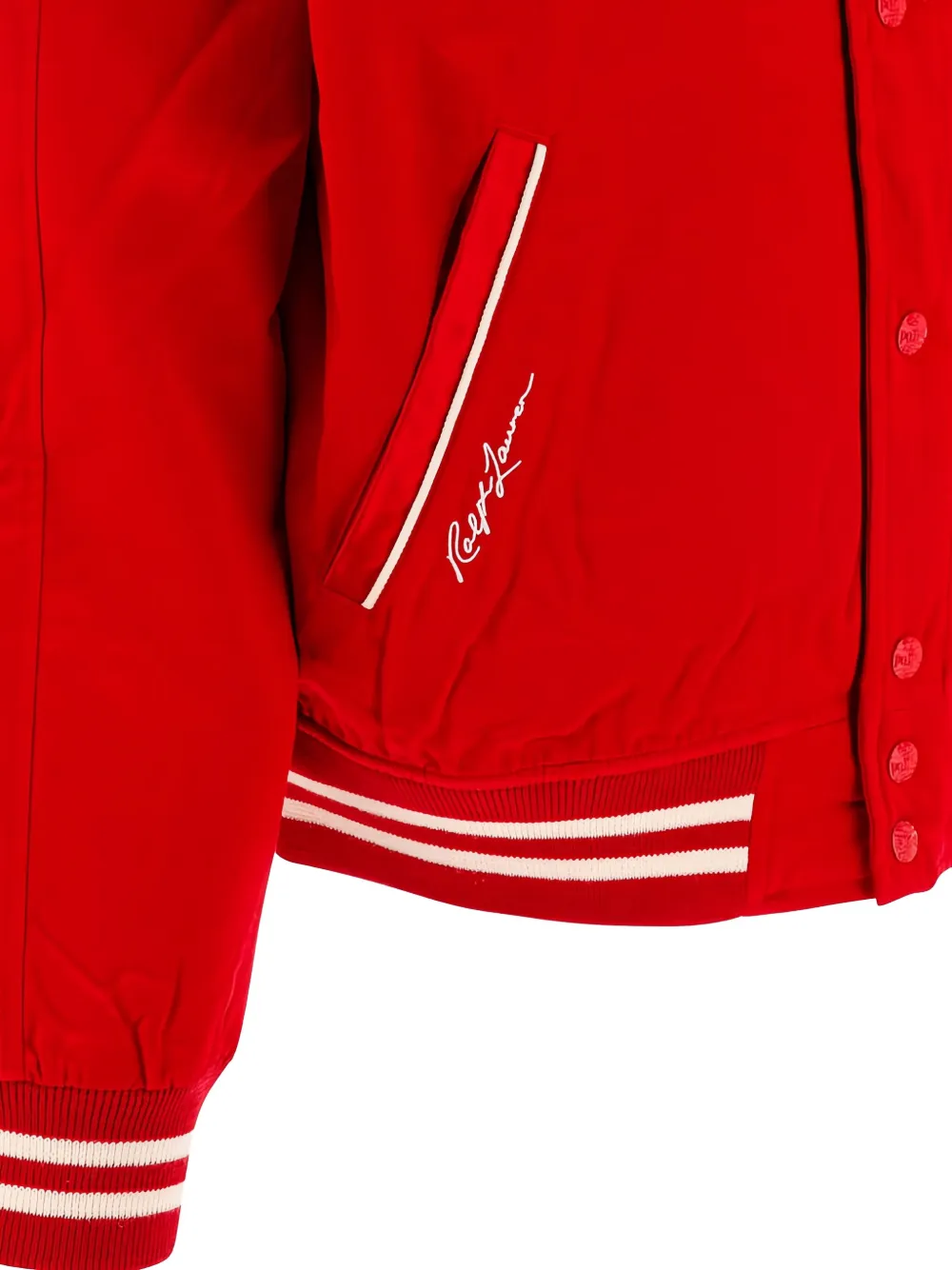 Polo Ralph Lauren Bomberjack met Yankees-logo Rood