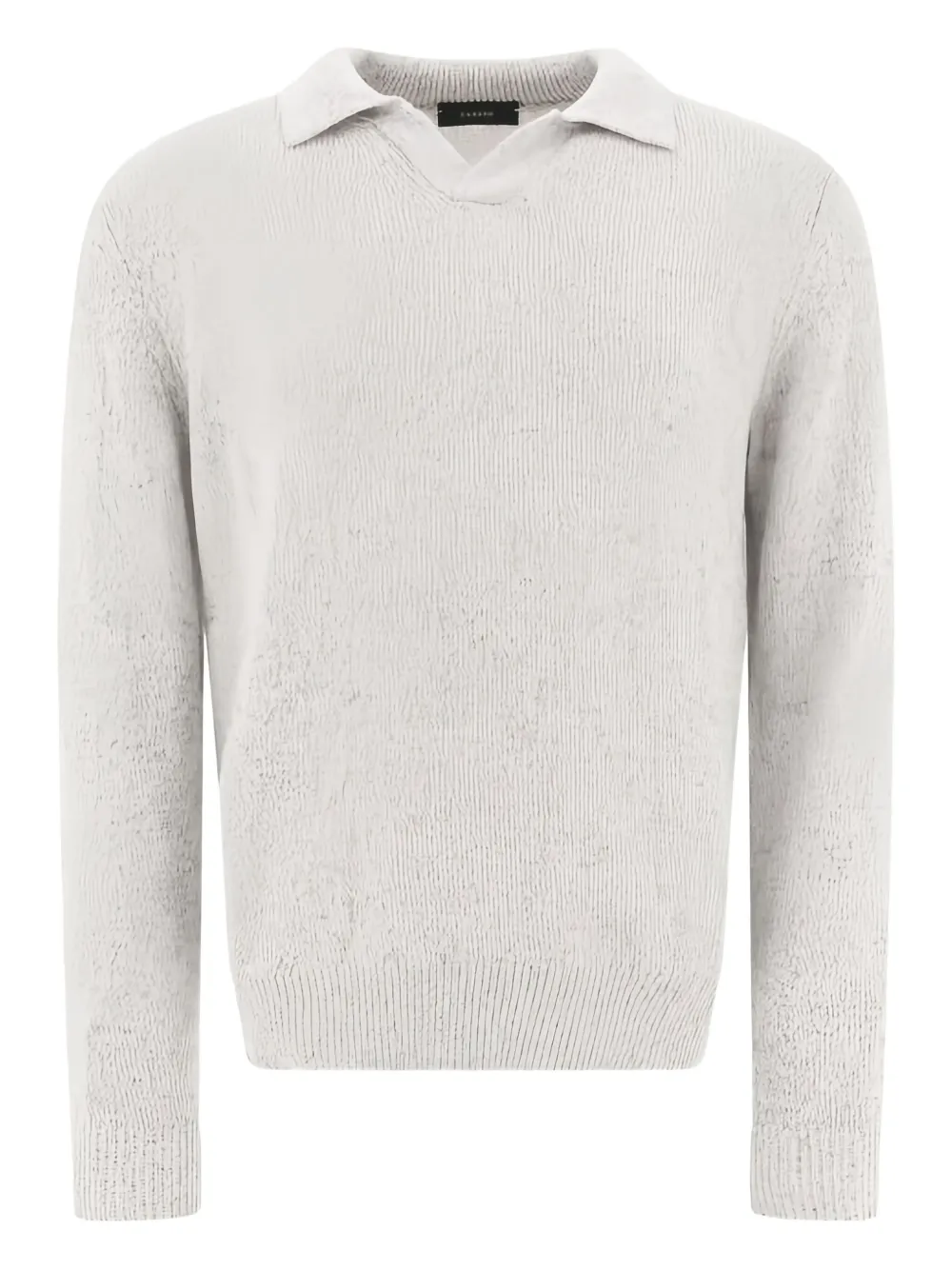 Zanone textured sweater Grijs