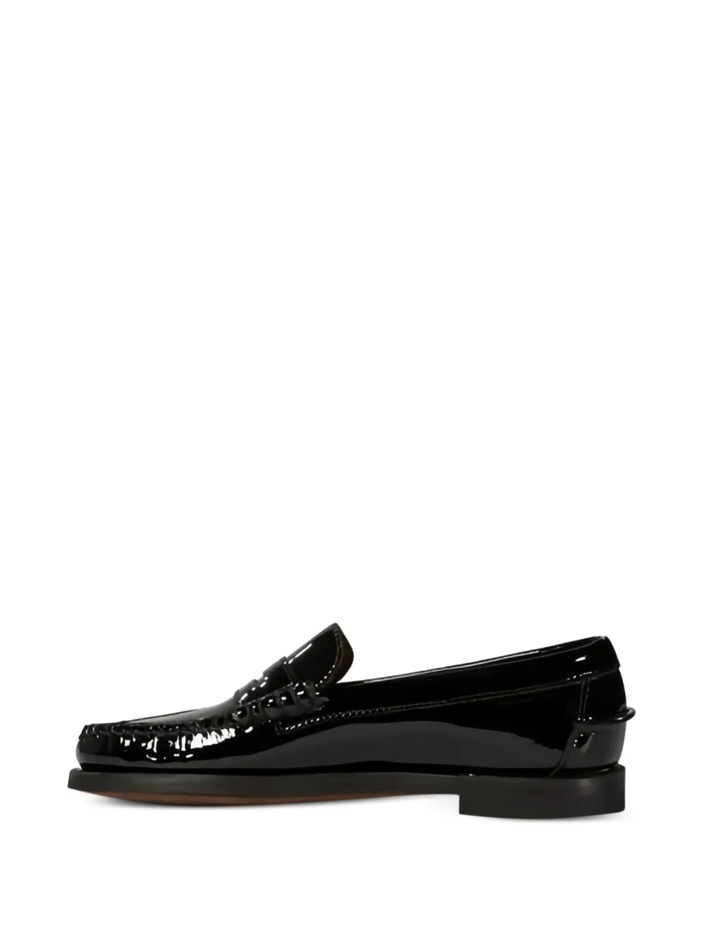 Sebago Classic Dan lakleren penny loafers Zwart