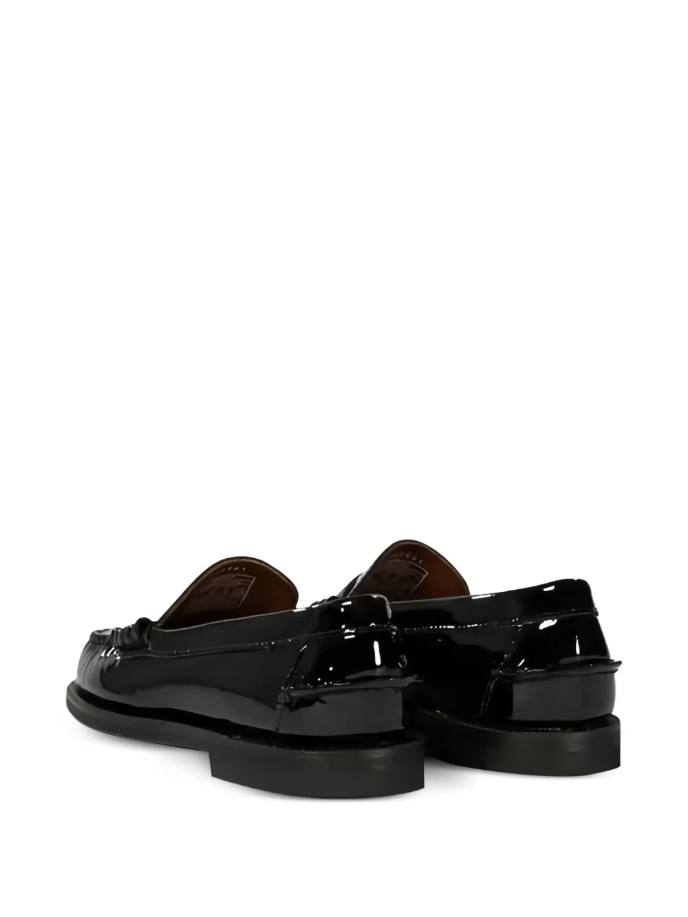 Sebago Classic Dan lakleren penny loafers Zwart