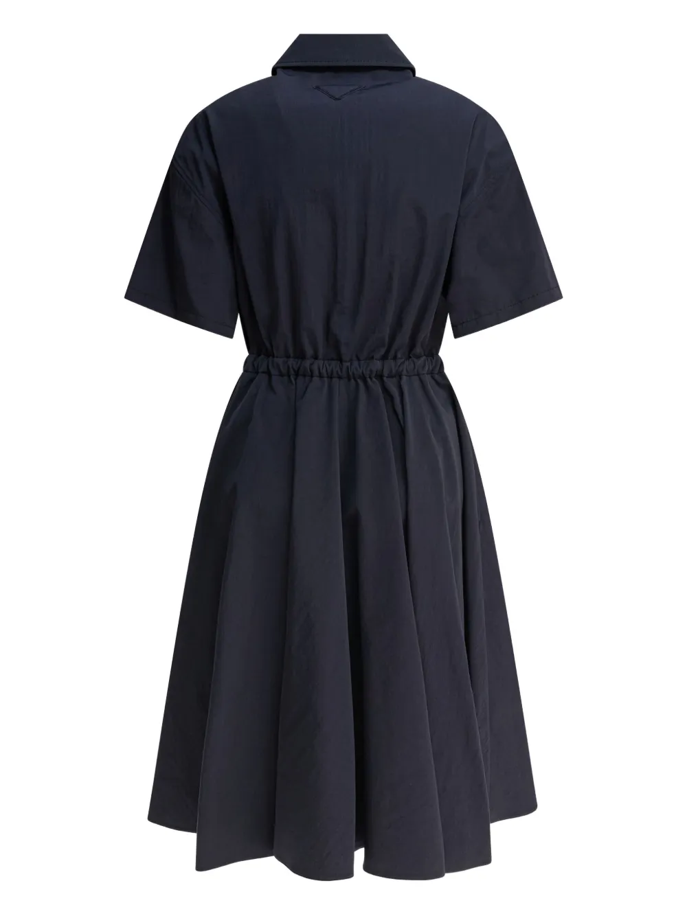 Prada short-sleeves midi dress - Blauw