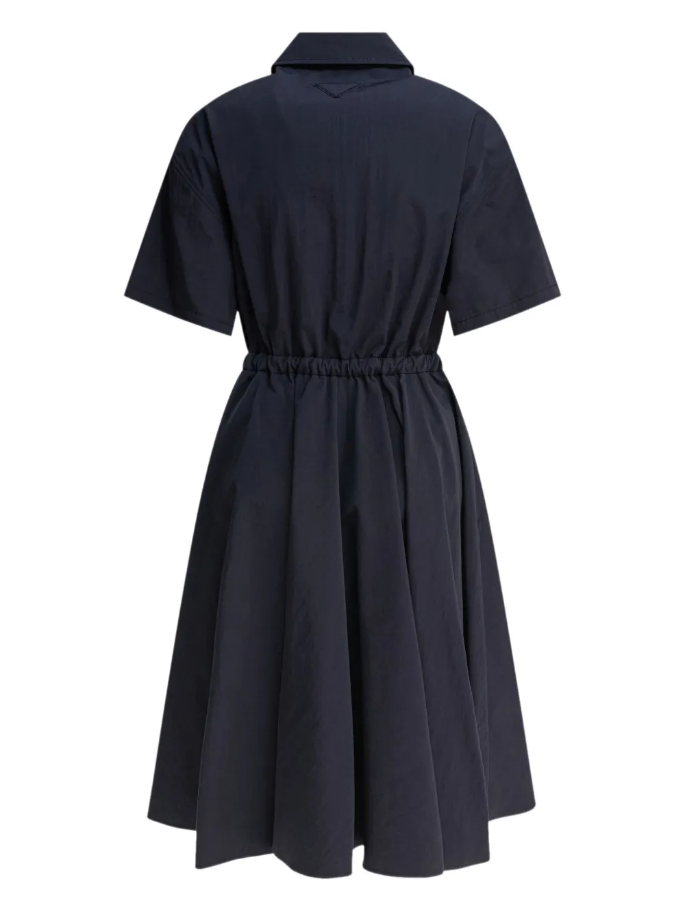 Prada short-sleeves midi dress Blauw