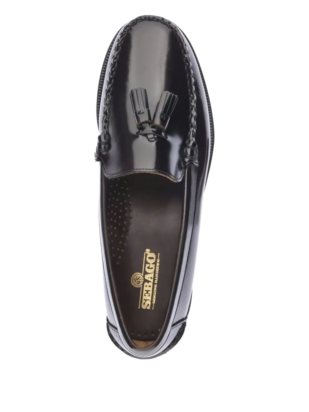 Sebago tassel leather loafers Brown