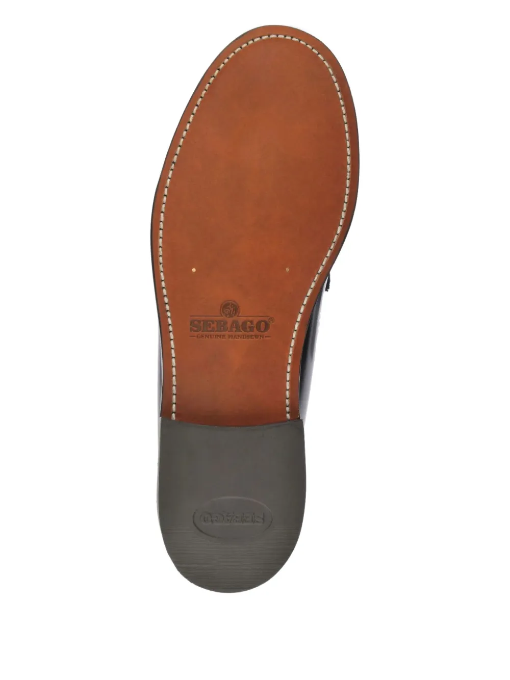 Sebago tassel leather loafers Brown