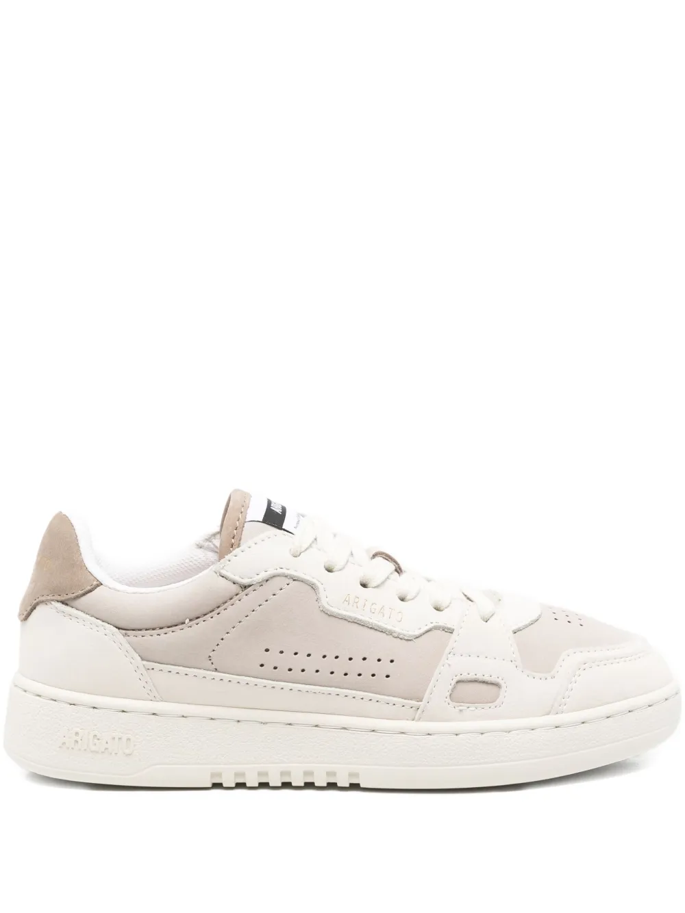 Axel Arigato Dice perforated panelled sneakers Neutrals