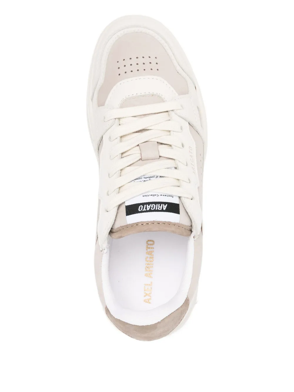 Axel Arigato Dice sneakers met geperforeerde vlakken Beige