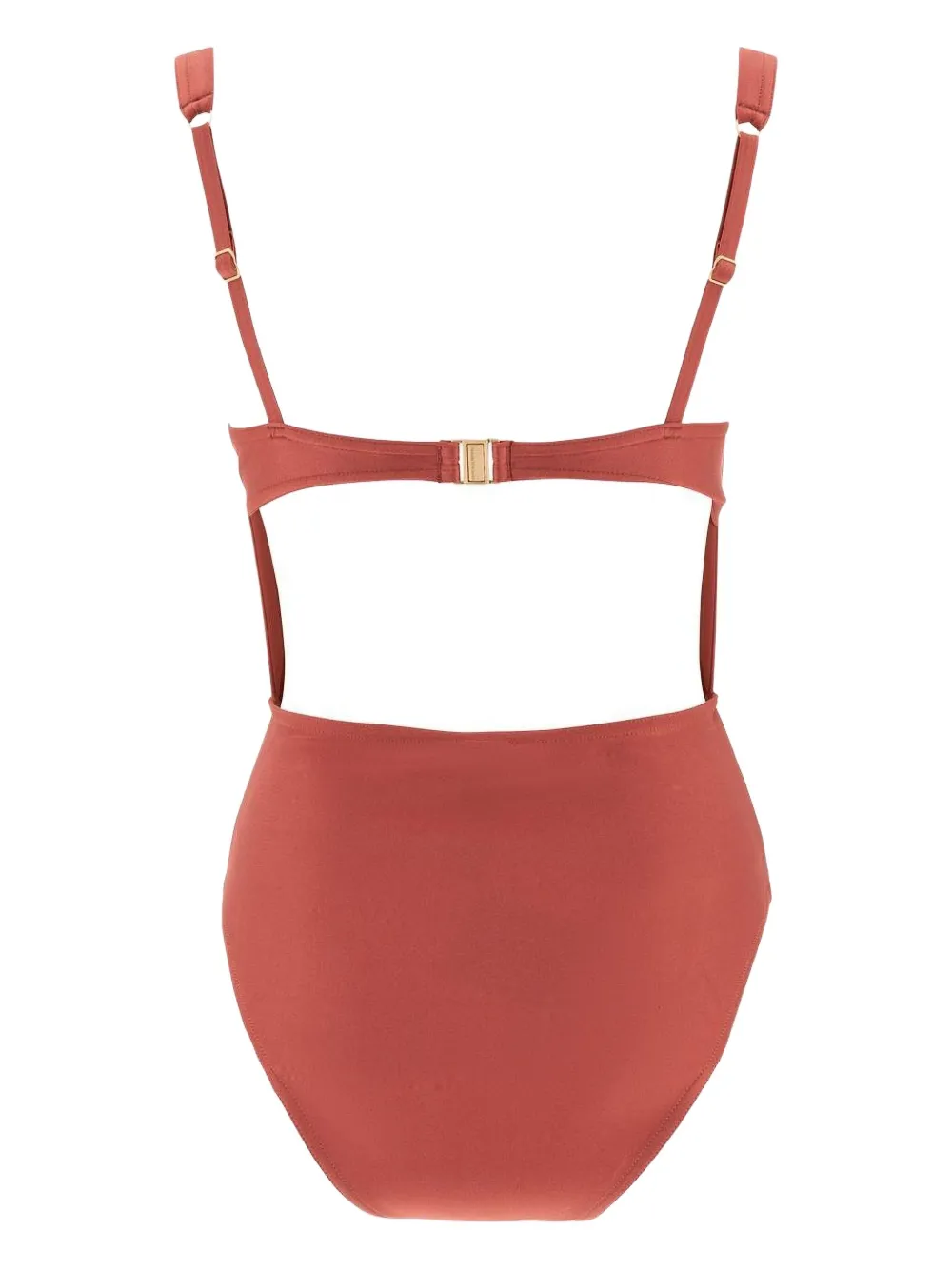 ZIMMERMANN Acacia badpak met korset-stijl Oranje