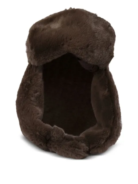 STAND STUDIO faux-fur trapper hat