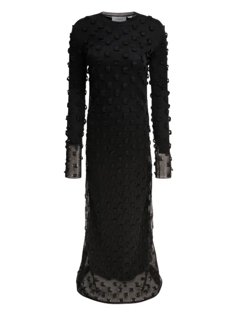 Sportmax textured-knit open-back dress
