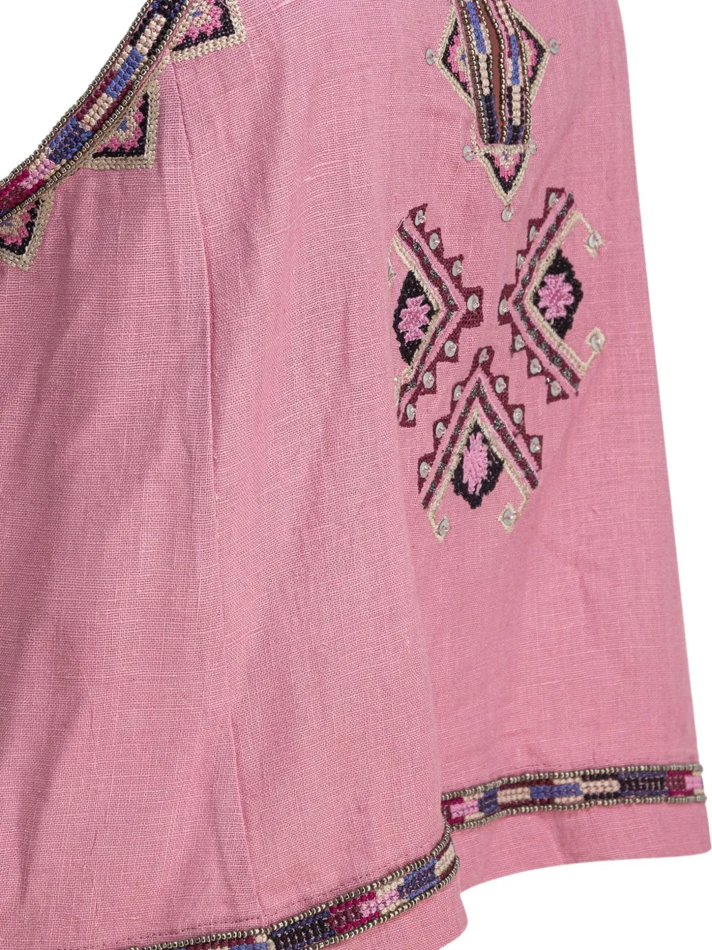 ISABEL MARANT embroidered sleeveless tank top Roze