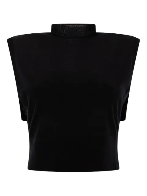 Max Mara high-neck sleeveless top