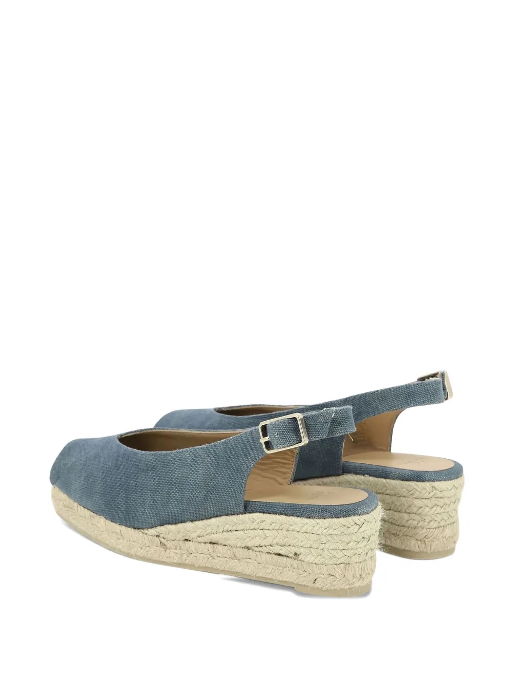 Castañer slingback wedge heeled espadrilles Blue