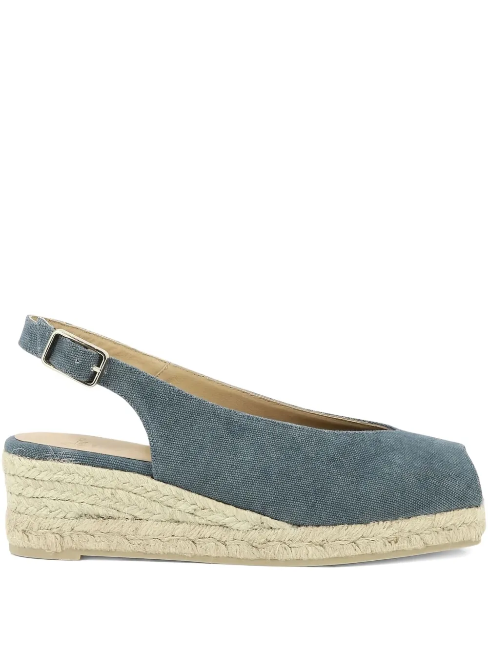 Castañer slingback wedge heeled espadrilles Blue