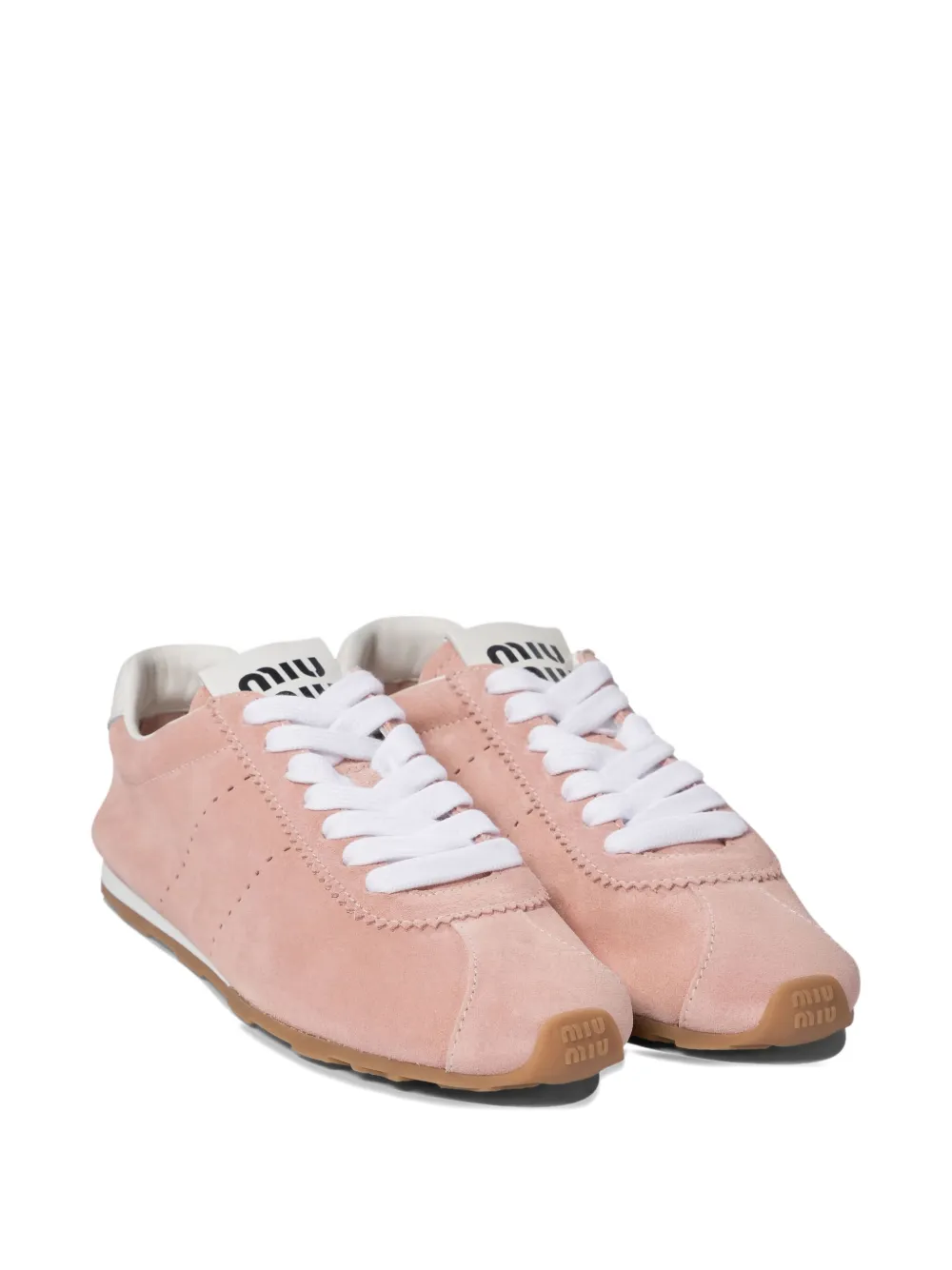 Miu Miu Geperforeerde sneakers - Roze