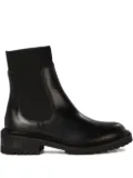 Via Roma 15 Santa Monica elastic-band chelsea boots - Black