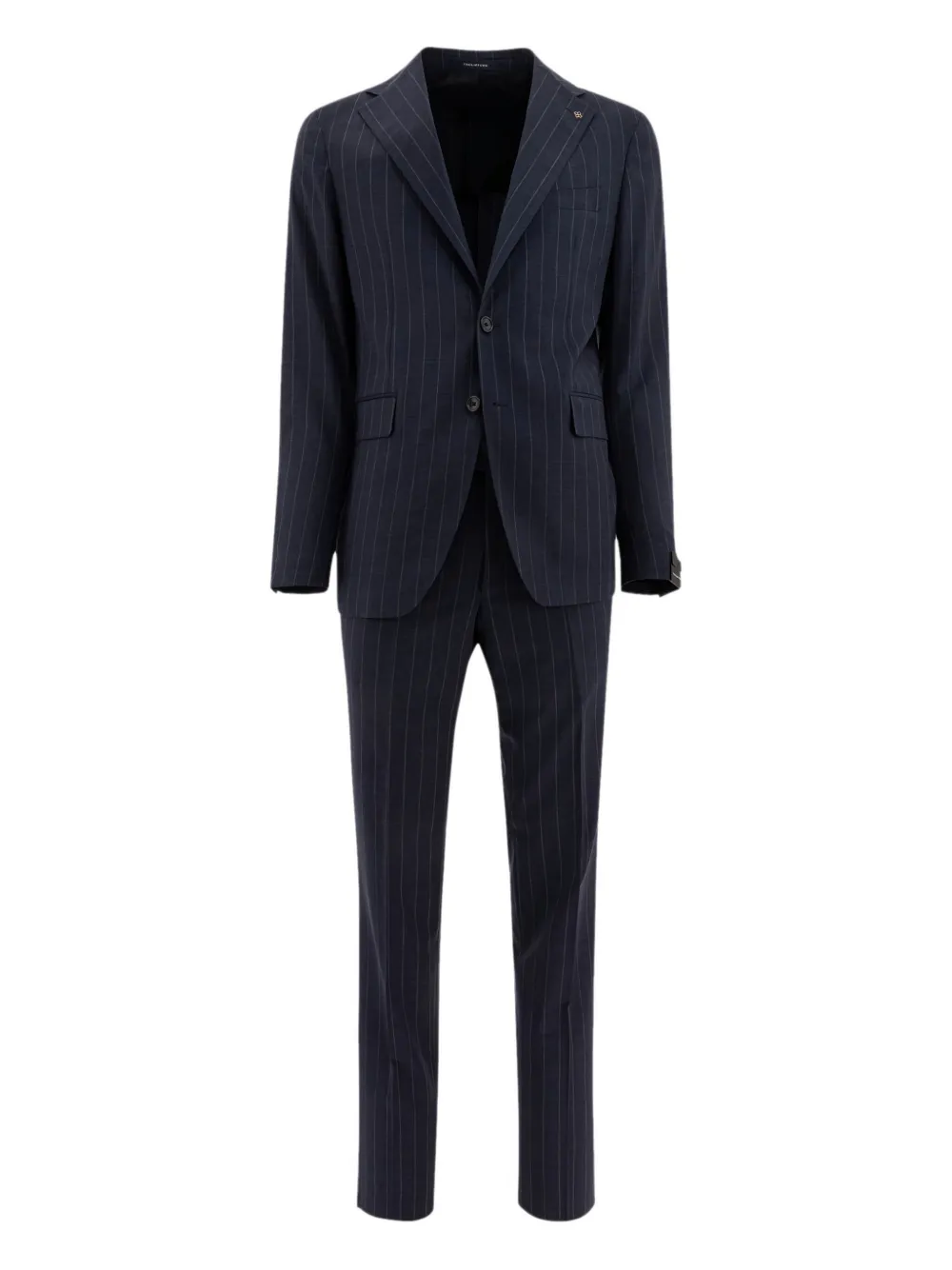 Tagliatore pinstripe wool suit Blauw