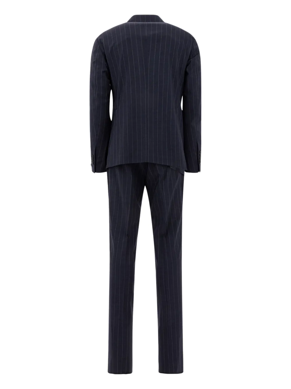 Tagliatore pinstripe wool suit Blauw
