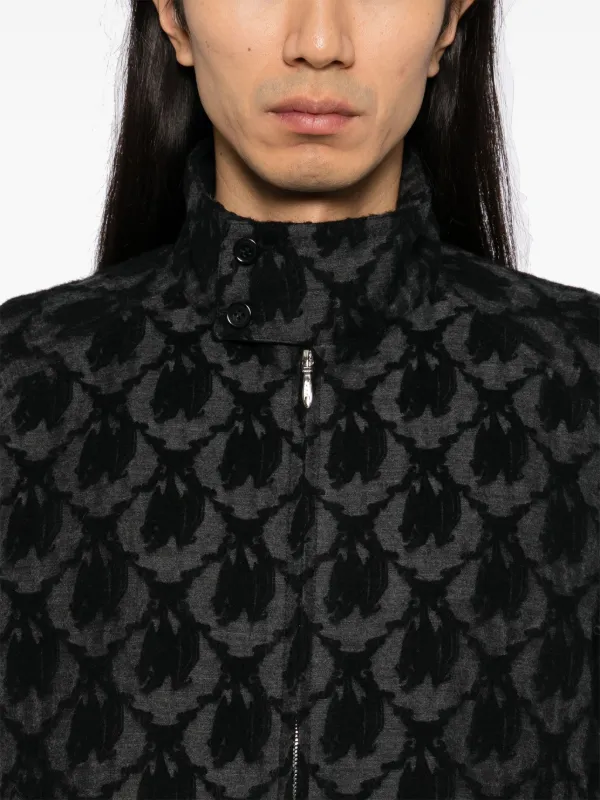 ジャケット・アウター MASU 24aw BAT JACQUARD DRIZZLER JACKET 24AW】MASU BAT JACQUARD DRIZZLER JACKET