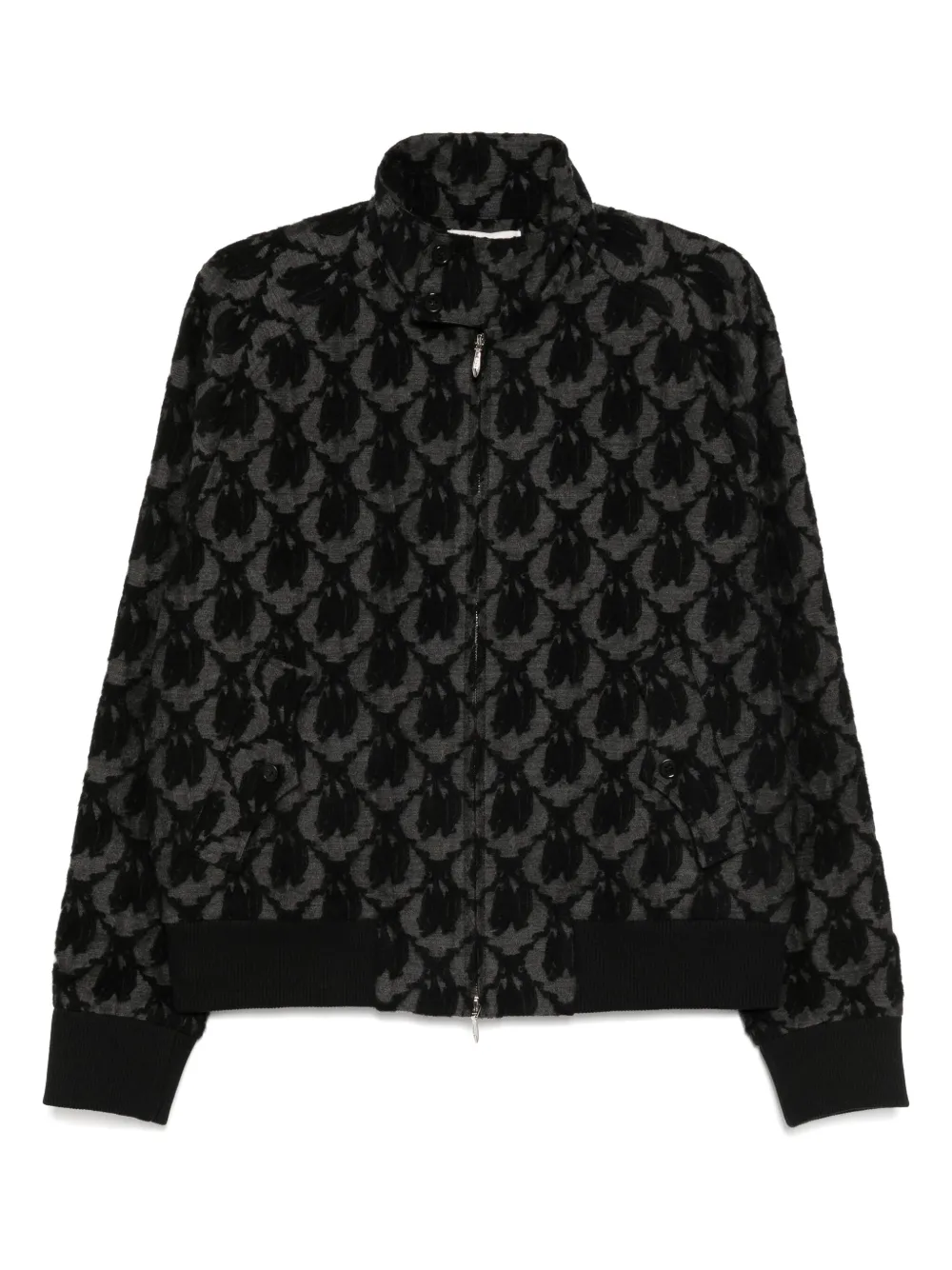 MASU Bat Jacquard Drizzler jacket - ブラック MASU Bat Jacquard Drizzler jacket - ブラック