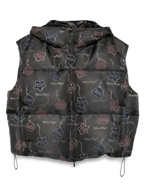 MASU Falling Balloon Down vest jacket 