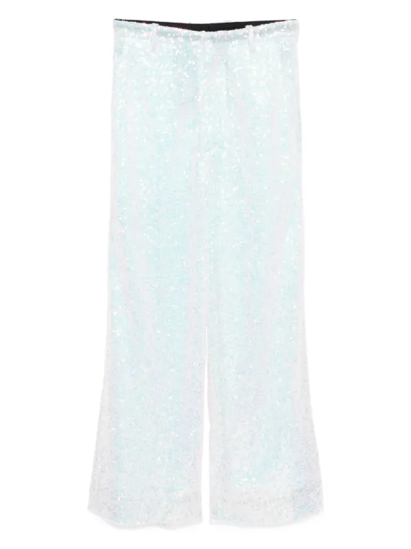 パンツ MASU Shiny Wide-Leg Trousers size48 30453636_59520137_600.jpg