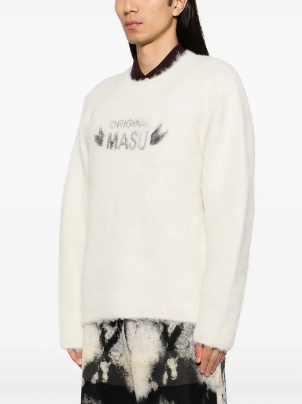 MASU Original Masu Brushed Sweater | White | FARFETCH HU