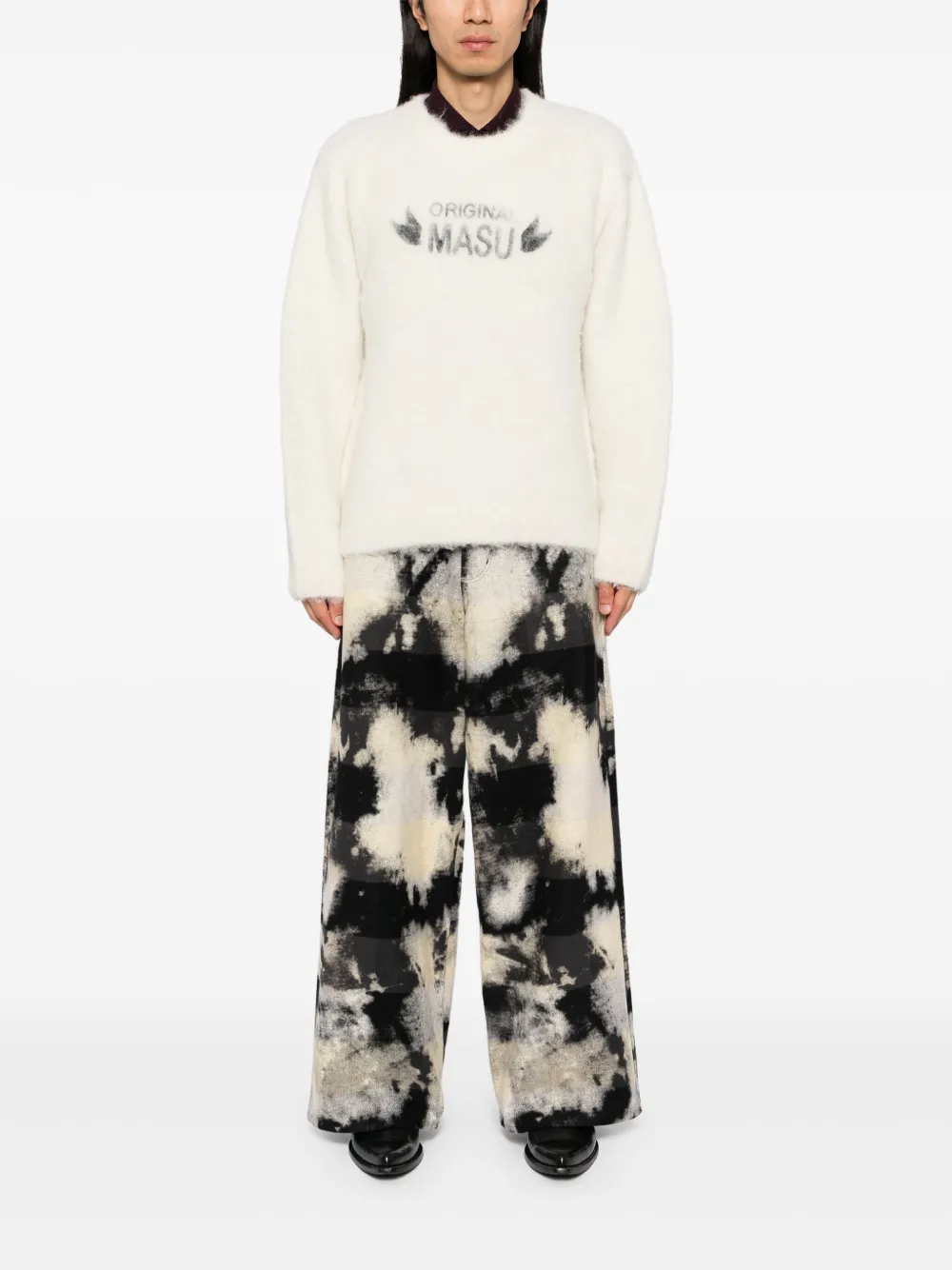 MASU Original  Brushed sweater - Wit
