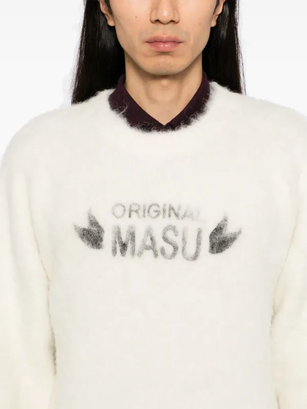 MASU Original Masu Brushed Sweater | White | FARFETCH HU