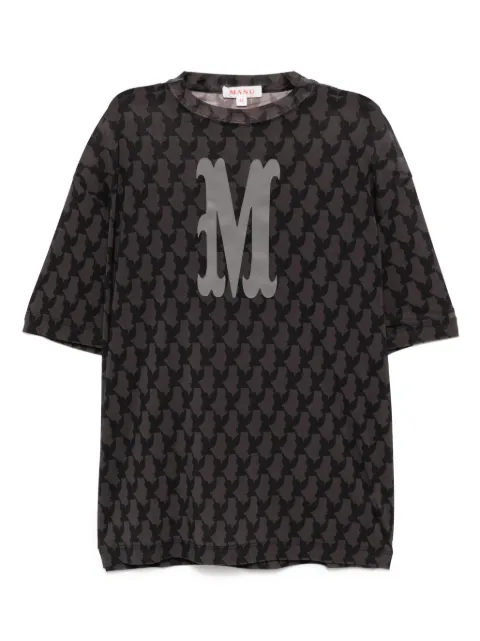 MASU angel-print mesh T-shirt