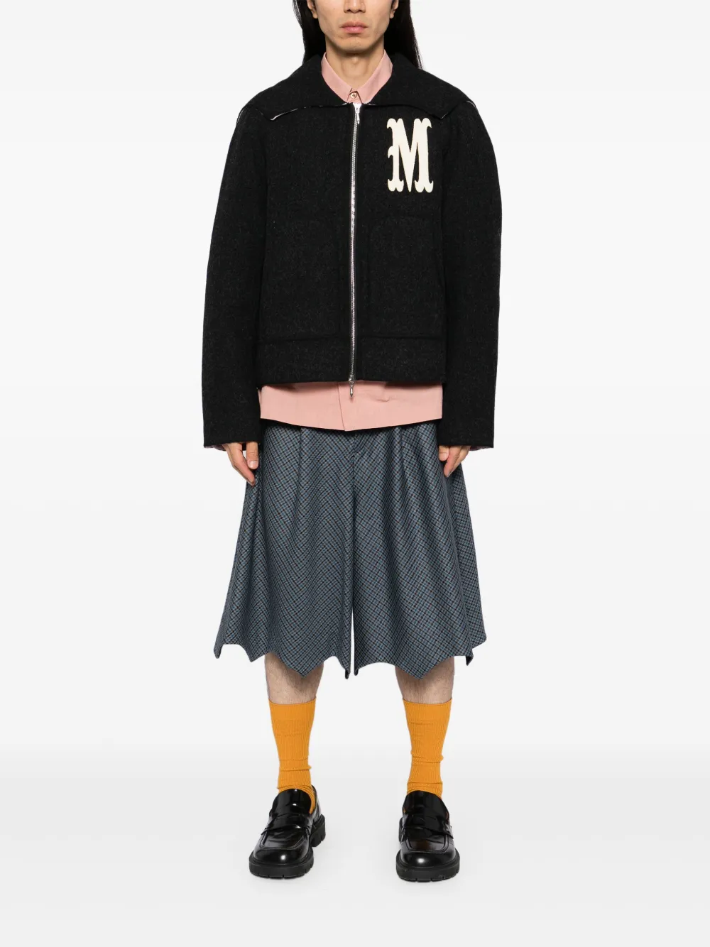 MASU asymmetric design shorts - Blauw