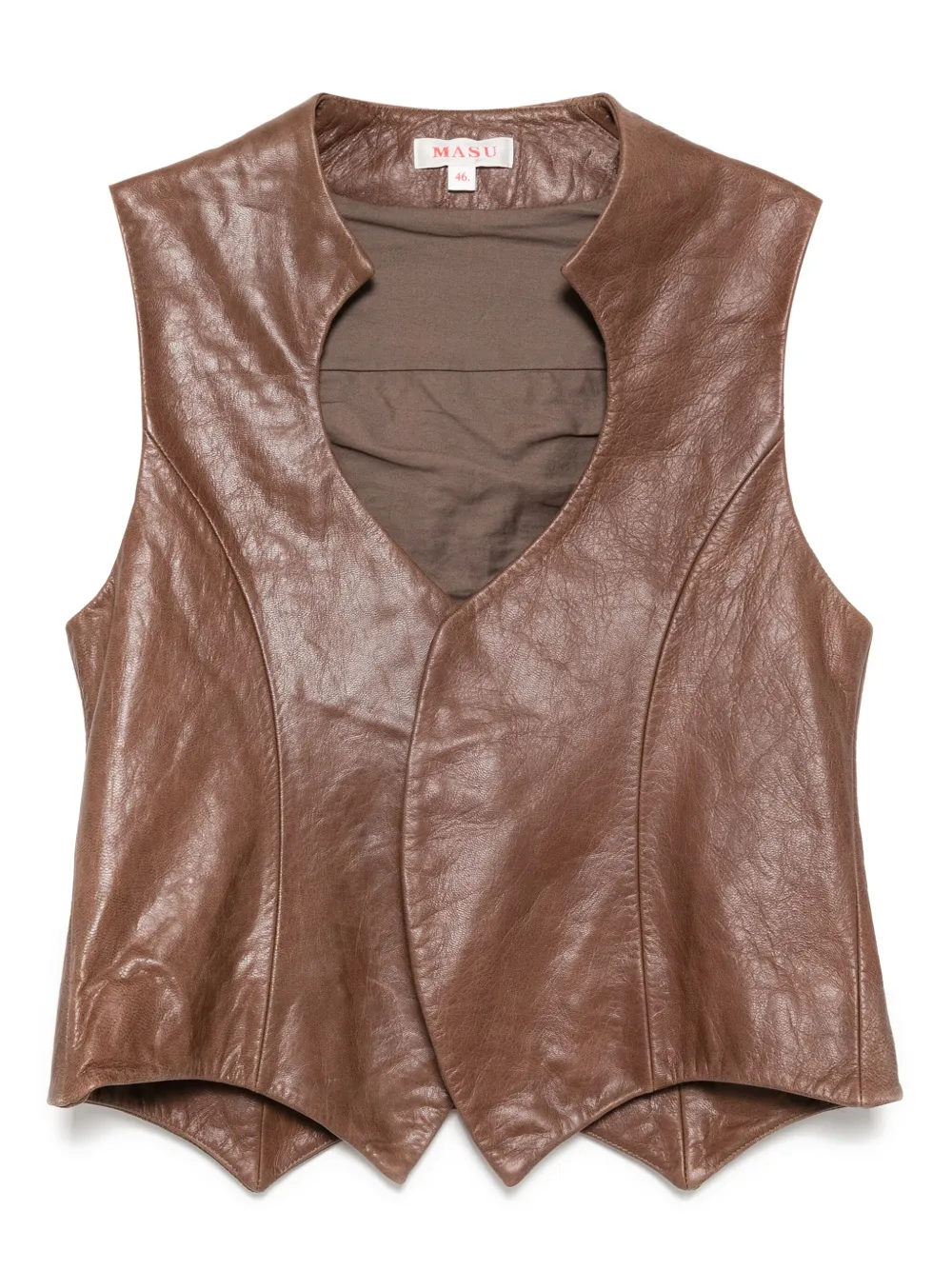 bat leather waistcoat