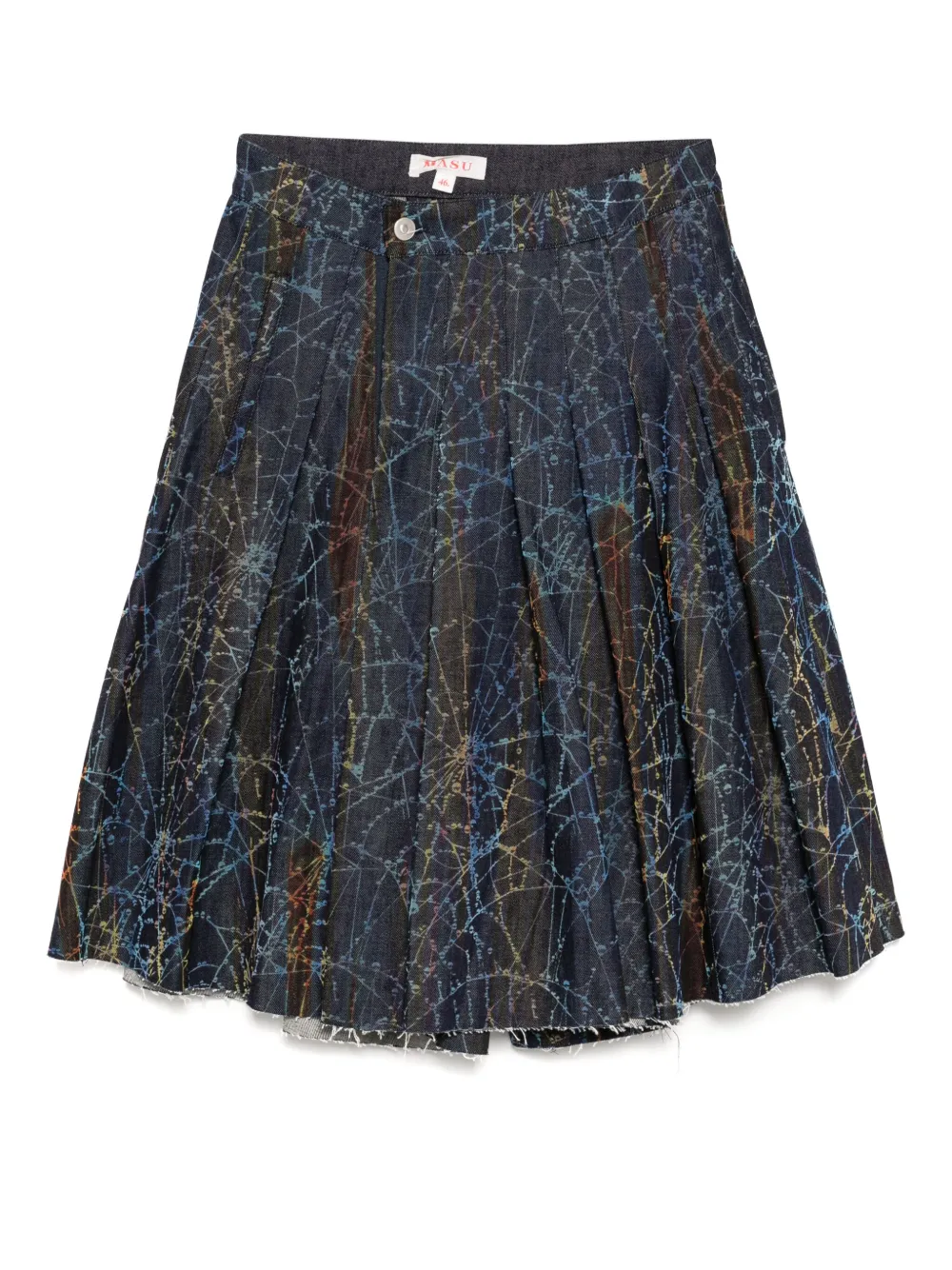 MASU all-over graphic print shorts - Blu