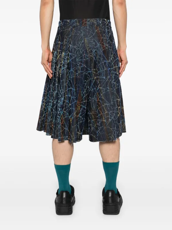 MASU グラフィック ショートパンツ | ブルー | FARFETCH JP