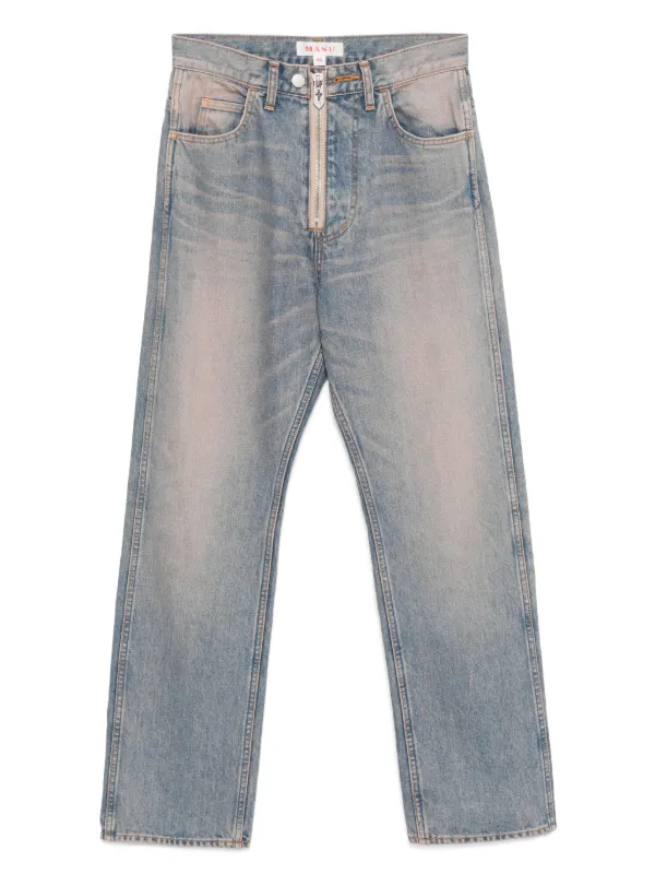 MASU Masu Boy ストレートジーンズ | ブルー | FARFETCH JP