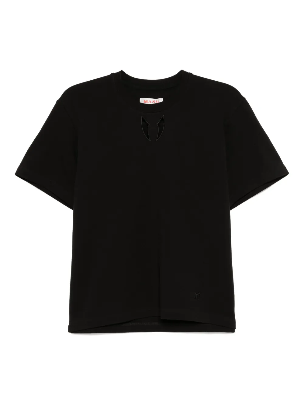 logo-embroidered t-shirt