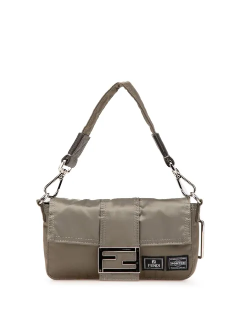 Fendi Pre-Owned 2010-2024 Porter Yoshida Nylon Baguette satchel