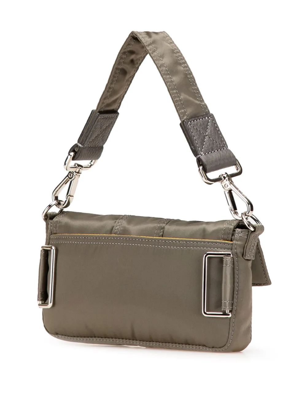 Pre-owned Fendi 2010-2024 Porter Yoshida Nylon Baguette Satchel