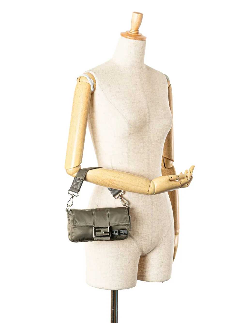 Fendi Pre-Owned 2010-2024 Porter Yoshida Nylon Baguette satchel | Pre-Owned | Image 2