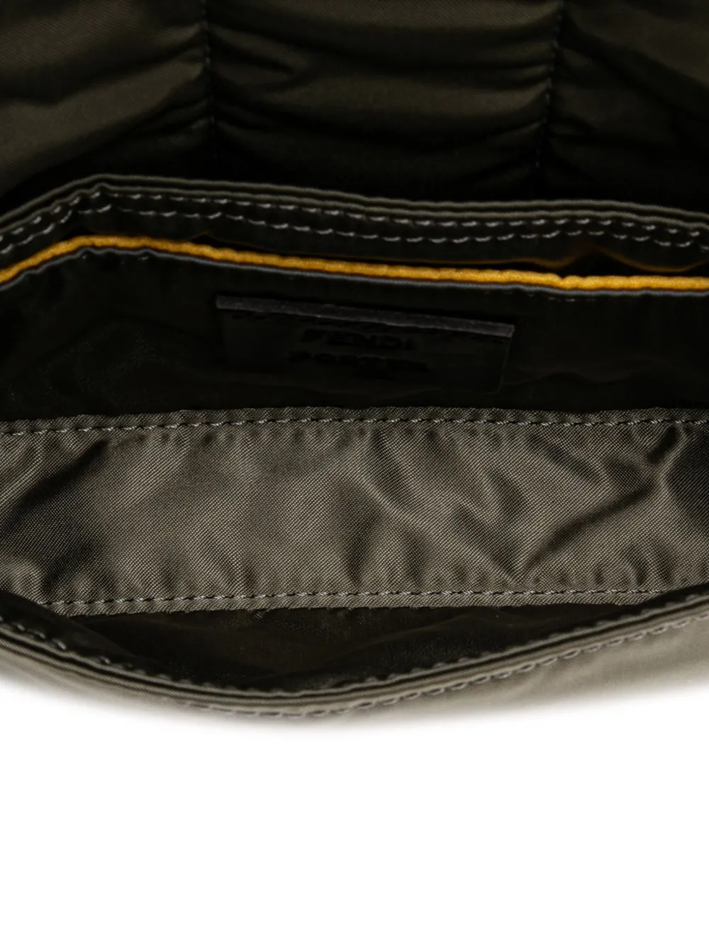 Pre-owned Fendi 2010-2024 Porter Yoshida Nylon Baguette Satchel