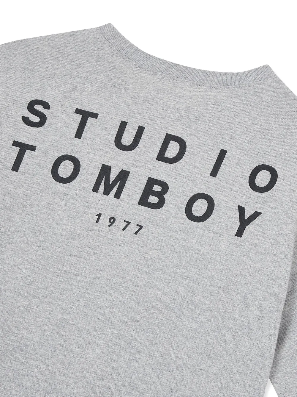 STUDIO TOMBOY T-shirt met logoprint Grijs