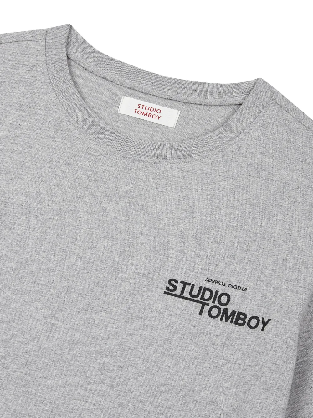 STUDIO TOMBOY T-shirt met logoprint Grijs