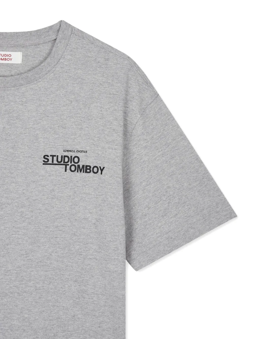 STUDIO TOMBOY T-shirt met logoprint Grijs