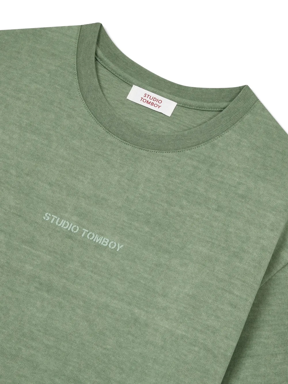 Studio Tomboy Logo-print T-shirt In Green
