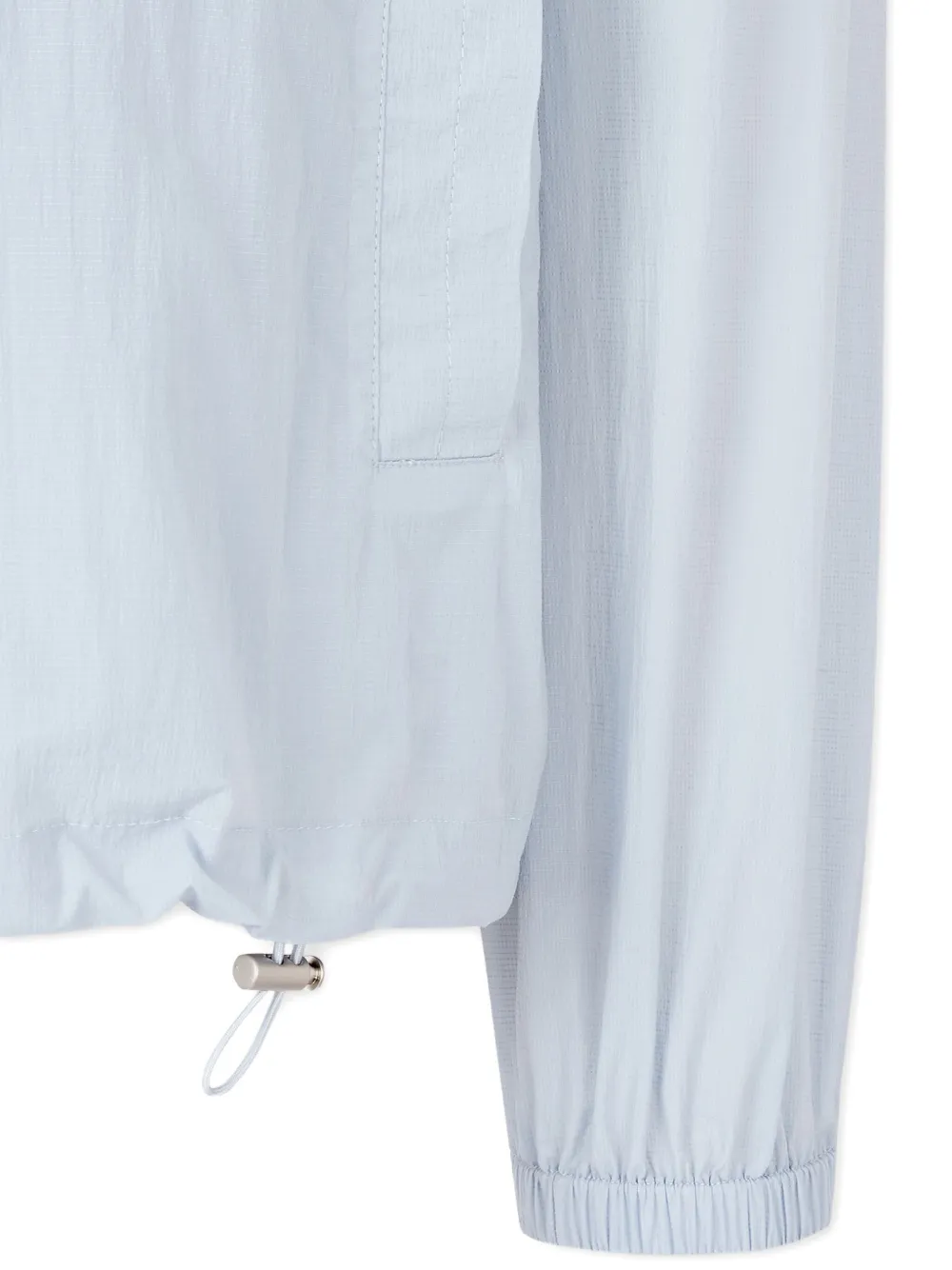 Studio Tomboy Drawstring-hem Layered-sleeve Jacket In Blue