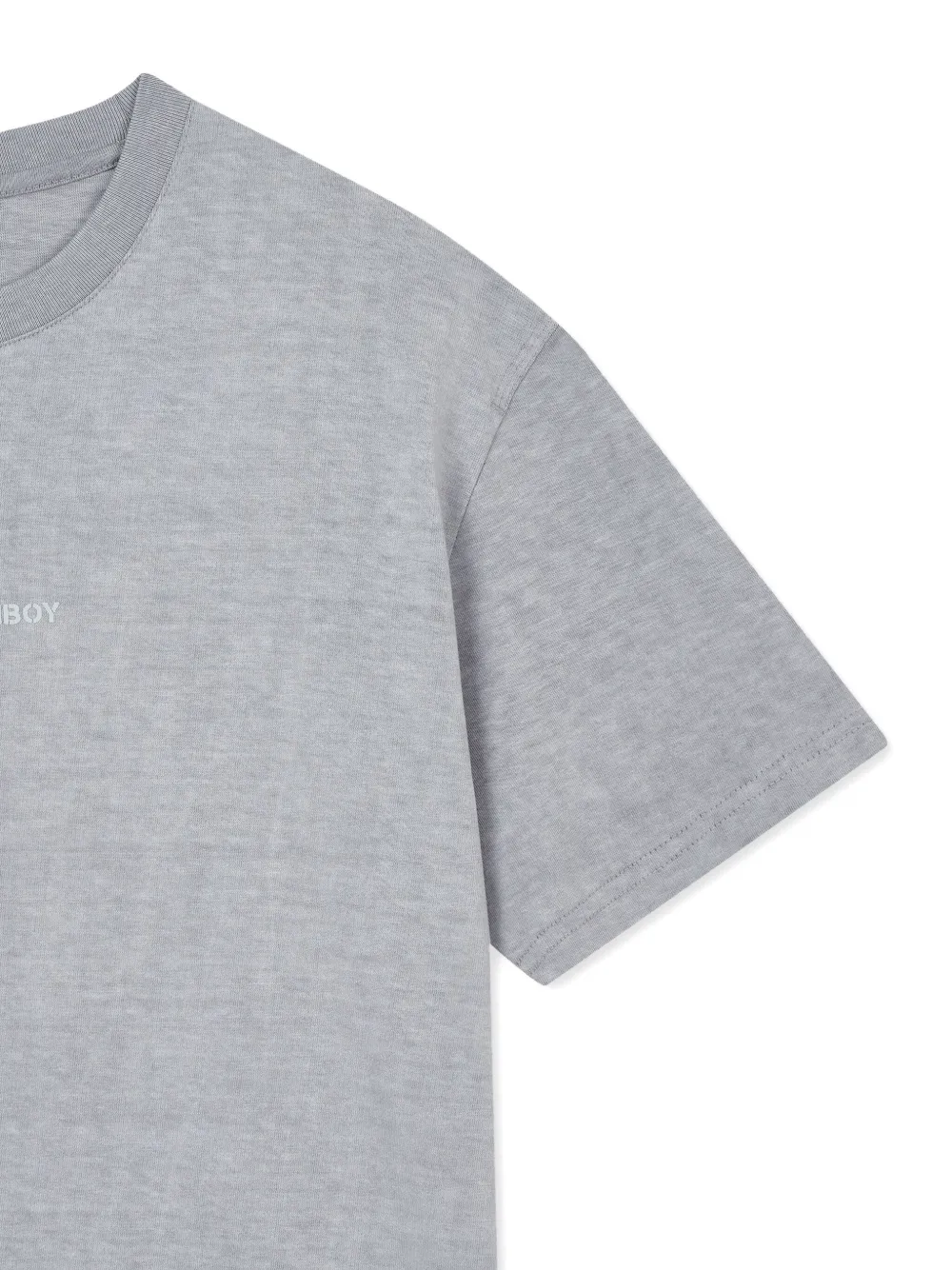 Studio Tomboy Logo-print Cotton T-shirt In Gray