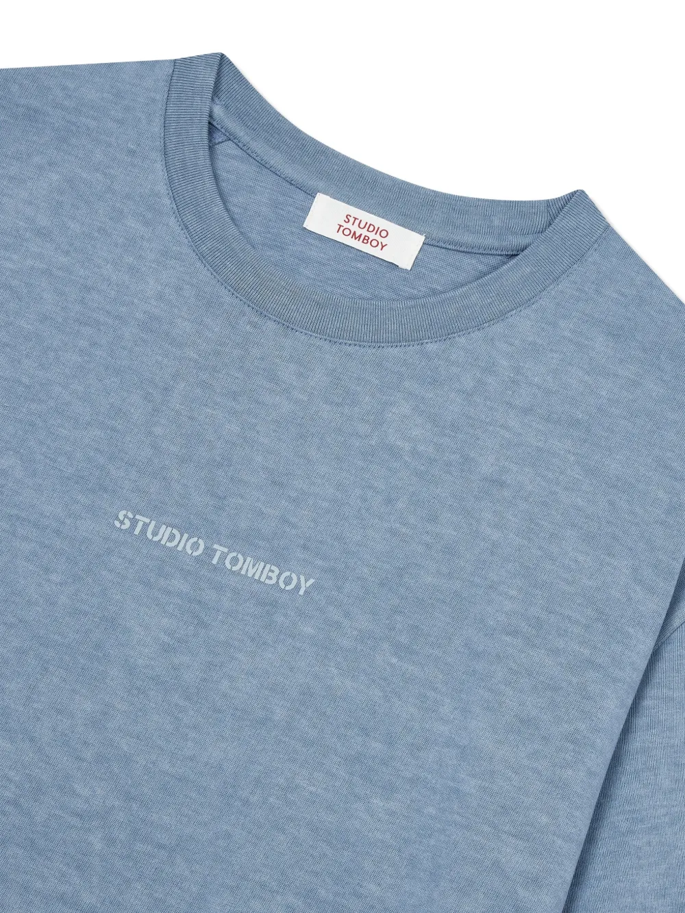 STUDIO TOMBOY T-shirt met logoprint Blauw